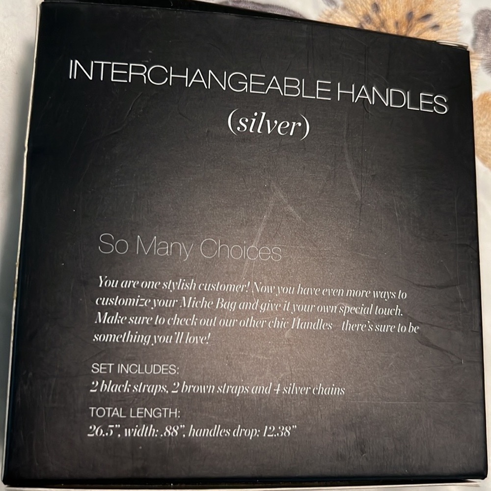 Authentic Miche Interchangeable Handles (silver)